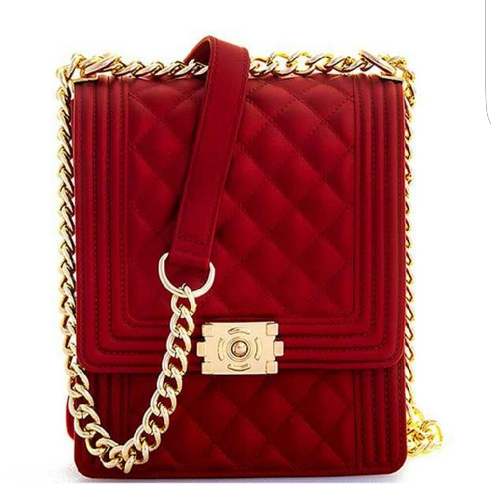 RED Jelly Cross body Bag